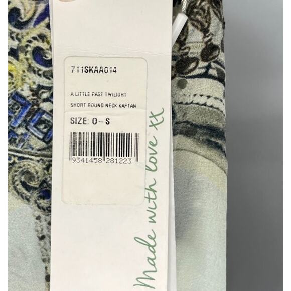 CAMILLA OS S M L A Little Past Twilight Short Round Neck Caftan NWT - Picture 10 of 14